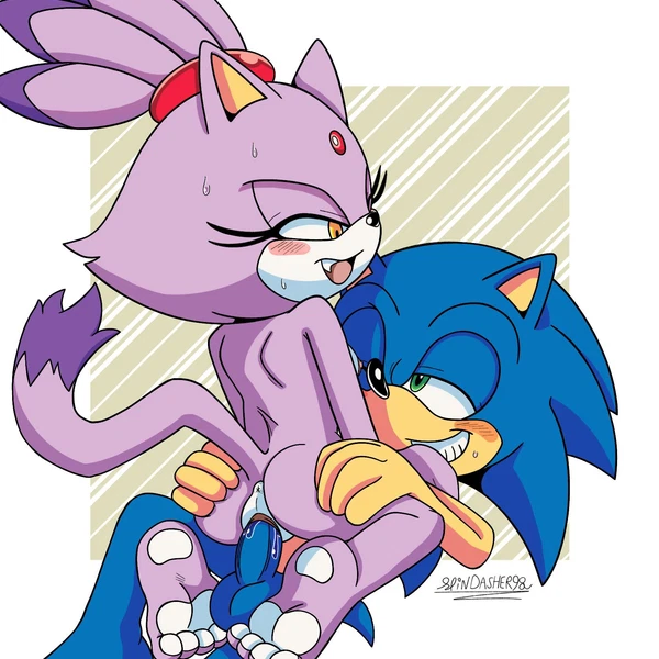 Blaze The Cat, Sonic The Hedgehog (Sega, Sonic The Hedgehog (Series)) Created By Spindasher98