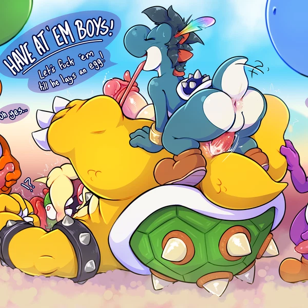 Bowser, Valor (Nevos) (Mario Bros, Nintendo) Created By Lapatte