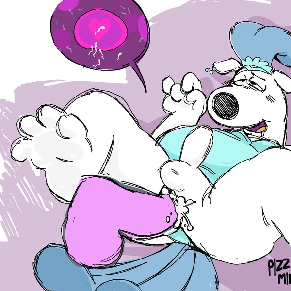 Brian Griffin (Family Guy) Created By Pizzaminigame