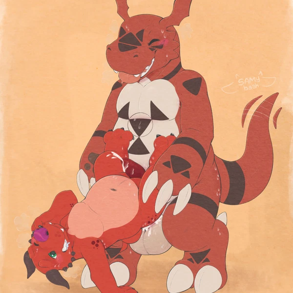 Brukin (Bandai Namco, Digimon) Created By Samybaah