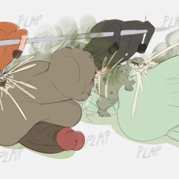 Captain Grime, Papa Titan (The Owl House) (Amphibia (Series), Disney) Created By Lotolotl