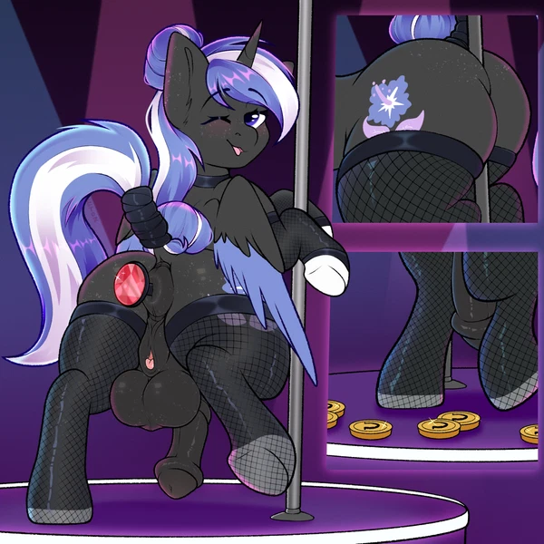 Cosma Dusk, Fan Character (Hasbro, My Little Pony) Created By Etoz