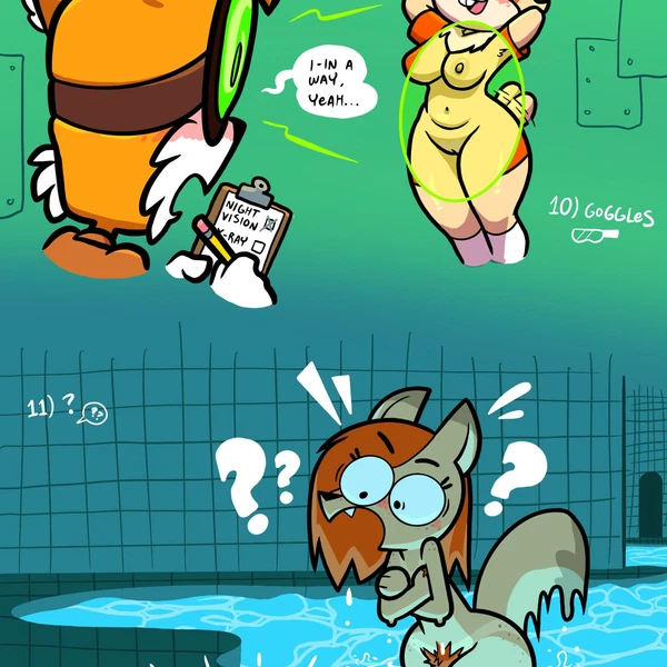 Cream The Rabbit, Holly Pittstein (Theenfman), Miles Prower (Poolrooms, Sega) Created By Theenfman