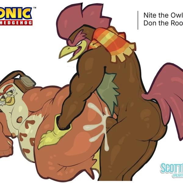 Don The Rooster, Nite The Owl (Idw Publishing, Sega) Created By Scottdeer