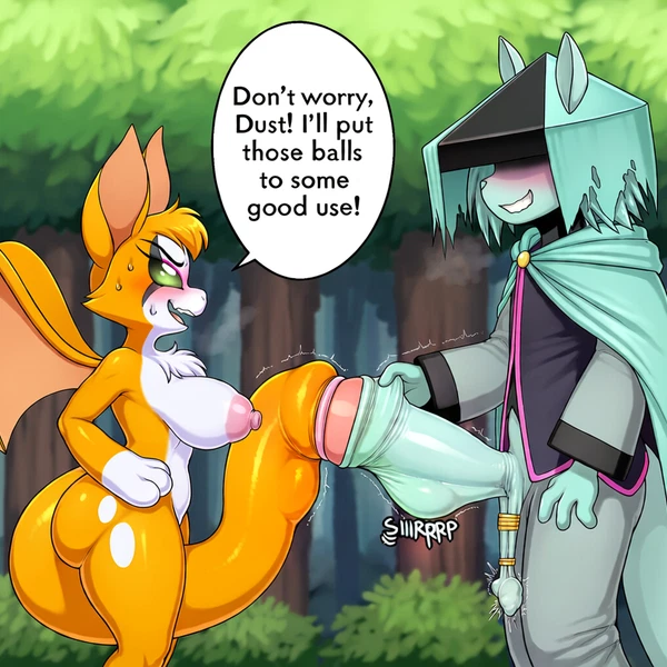 Dust (Elysian Tail), Fidget (Elysian Tail) (Dust: An Elysian Tail) Created By Boxen549