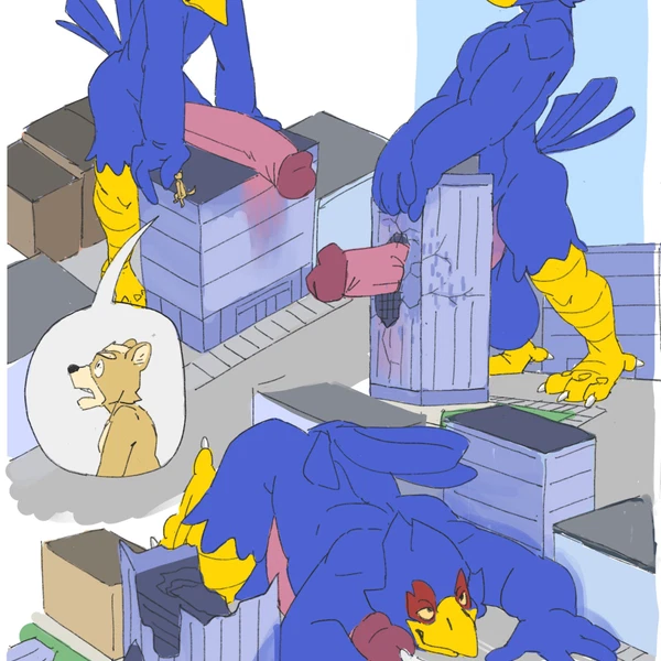 Falco Lombardi, Fox Mccloud (Nintendo, Star Fox) Created By Maxpany