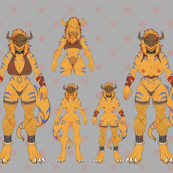 Fan Character, Greamon (Bandai Namco, Digimon) Created By Wolveforger