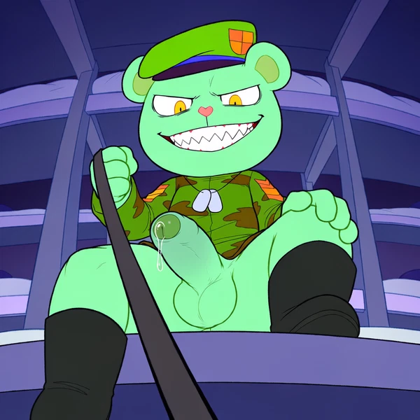 Flippy (Htf) (Happy Tree Friends, Mondo Media) Created By Boxen549