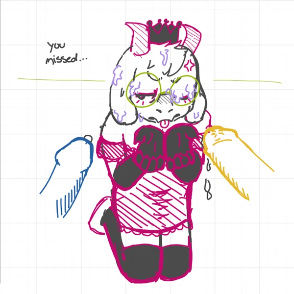 Flowery (Deltarune), Kris Dreemurr, Ralsei (Deltarune, Undertale (Series)) Created By Bunpicker