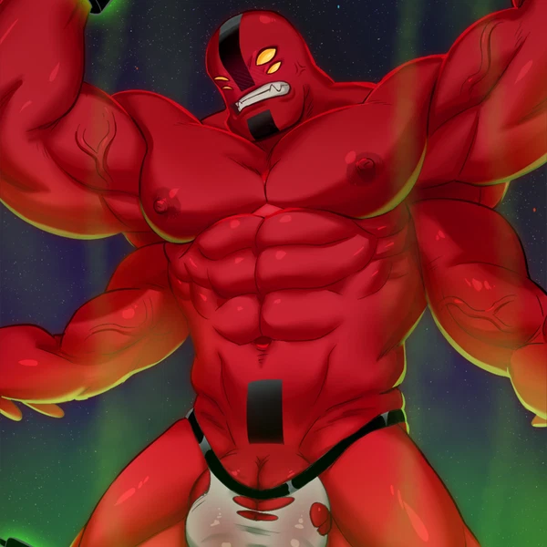 Four Arms (Ben 10) (Ben 10, Cartoon Network) Created By Cerberus Arts