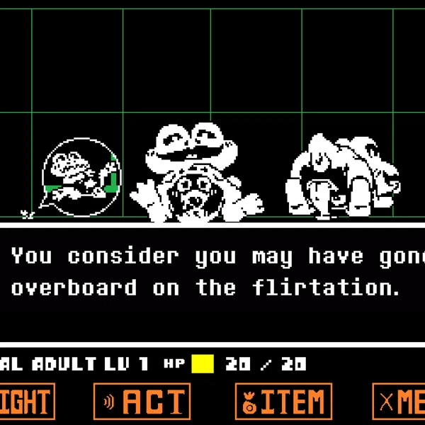 Froggit (Undertale), Micro Froggit (Undertale (Series)) Created By Miner Mate Coffee