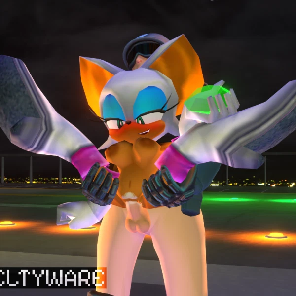 Gun Soldier, Rouge The Bat (Sega, Sonic Adventure) Created By Meltyware