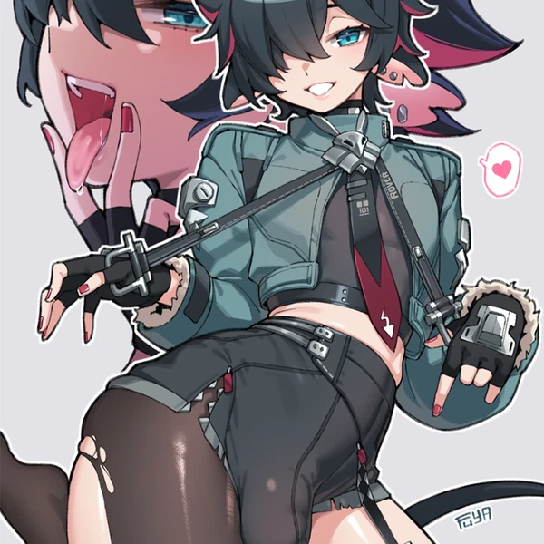 Jane Doe (Zenless Zone Zero), John Doe (Scopeophilia) (Mihoyo, Zenless Zone Zero) Created By Fuya (Tempupupu)