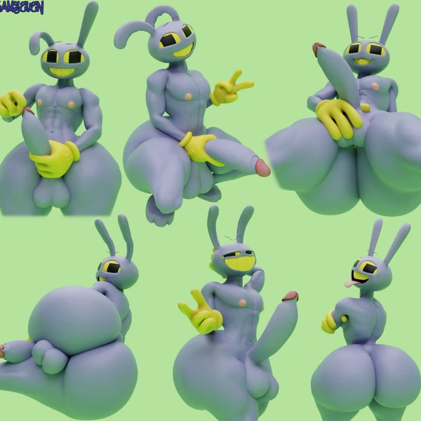 Jax (Tadc) (Glitch Productions, The Amazing Digital Circus) Created By Camseven