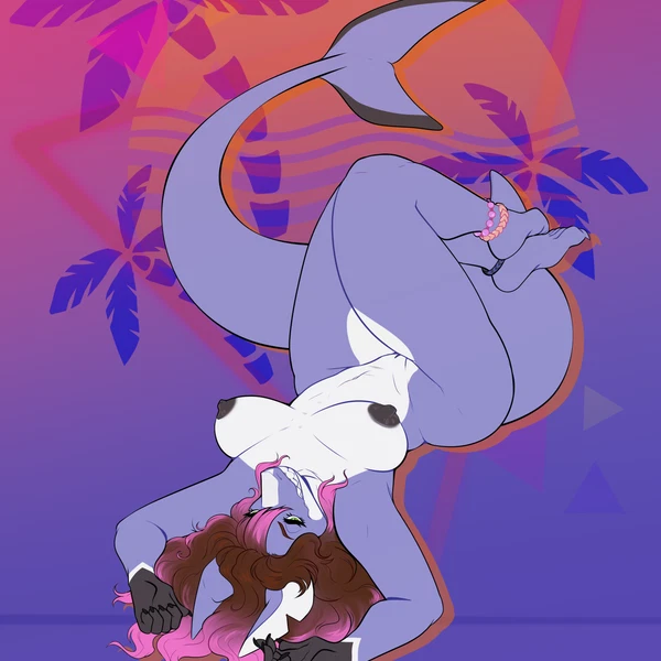 Jordan (Synthwave Shark) Created By Nastypasty