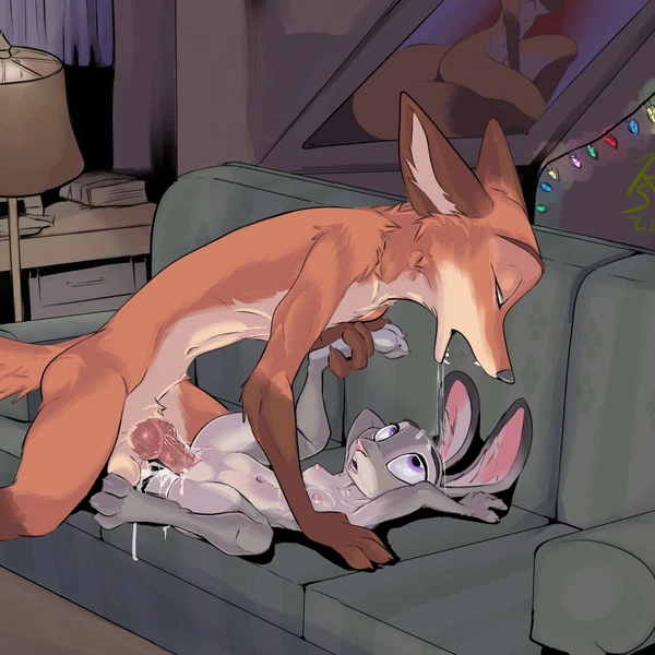 Judy Hopps, Nick Wilde (Disney, Zootopia) Created By Replicant Skrunkle