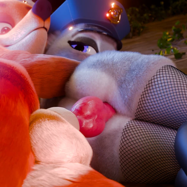 Judy Hopps, Nick Wilde (Disney, Zootopia) Created By Twitchyanimation
