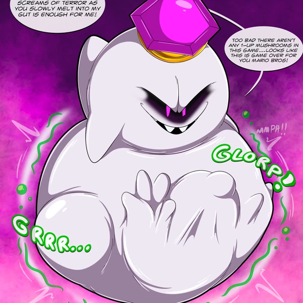 King Boo (Luigi's Mansion, Mario Bros) Created By Tepigfan101