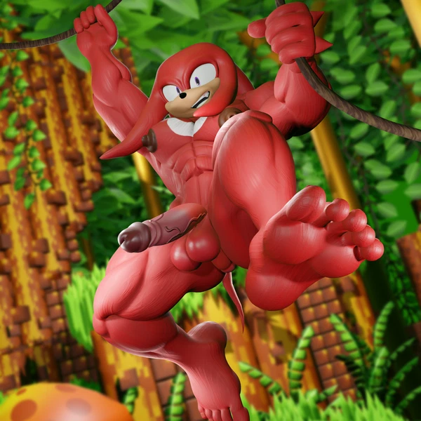 Knuckles The Echidna (Sega, Sonic The Hedgehog (Series)) Created By Zhecklar