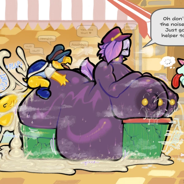 Kopper Koopa, Petunia Piranha (Mario Bros, Nintendo) Created By Susuoro