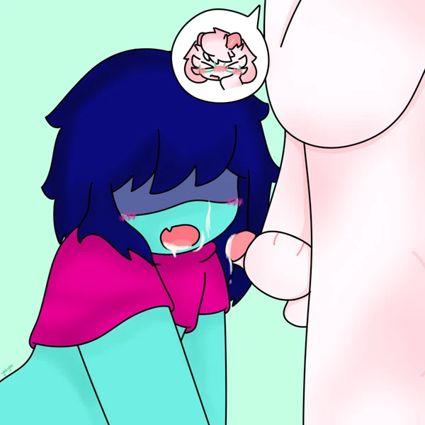 Kris Dreemurr, Ralsei (Deltarune, Undertale (Series)) Created By Yuyuawa