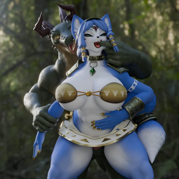 Krystal (Star Fox) (Nintendo, Star Fox) Created By Sello3d
