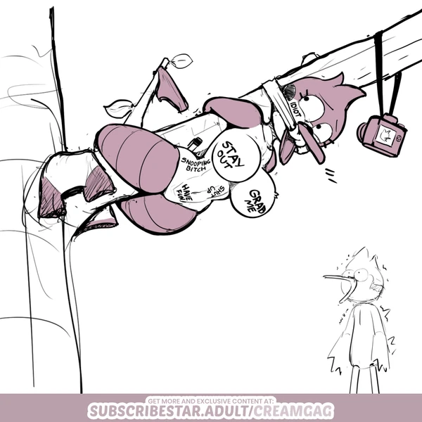 Margaret Smith (Regular Show), Mordecai (Regular Show) (Cartoon Network, Regular Show) Created By Creamgag