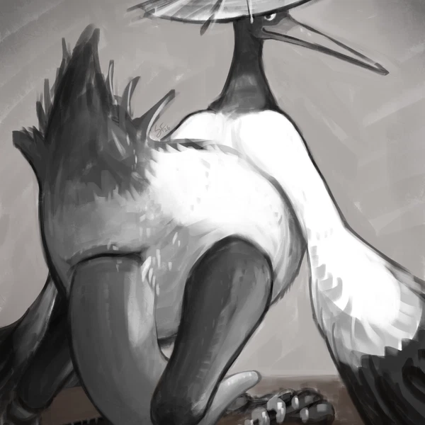 Master Crane (Dreamworks, Kung Fu Panda) Created By Shufflefur