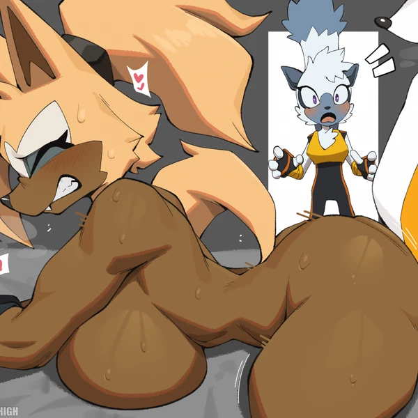 Miles Prower, Tangle The Lemur, Whisper The Wolf (Idw Publishing, Sega) Created By Cooliehigh
