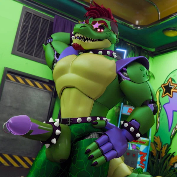 Montgomery Gator (Five Nights At Freddy's, Five Nights At Freddy's: Security Breach) Created By Maulclaw