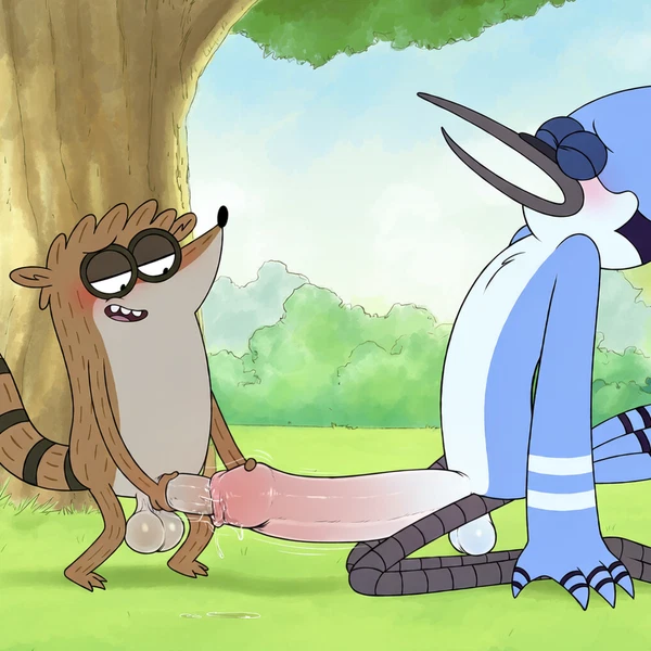 Mordecai (Regular Show), Rigby (Regular Show) (Cartoon Network, Regular Show) Created By Boxen549