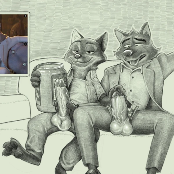 Mr. Wolf (The Bad Guys), Nick Wilde (Disney, Dreamworks) Created By Donkey Henry
