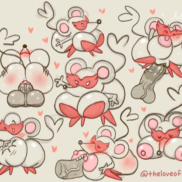 Ms. Mowz (Mario Bros, Nintendo) Created By Theloveofkink