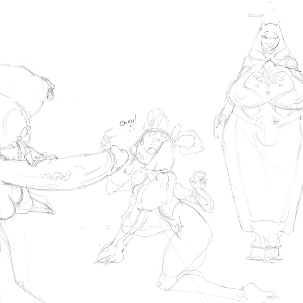 Muffet, Toriel (Undertale, Undertale (Series)) Created By Mslavender