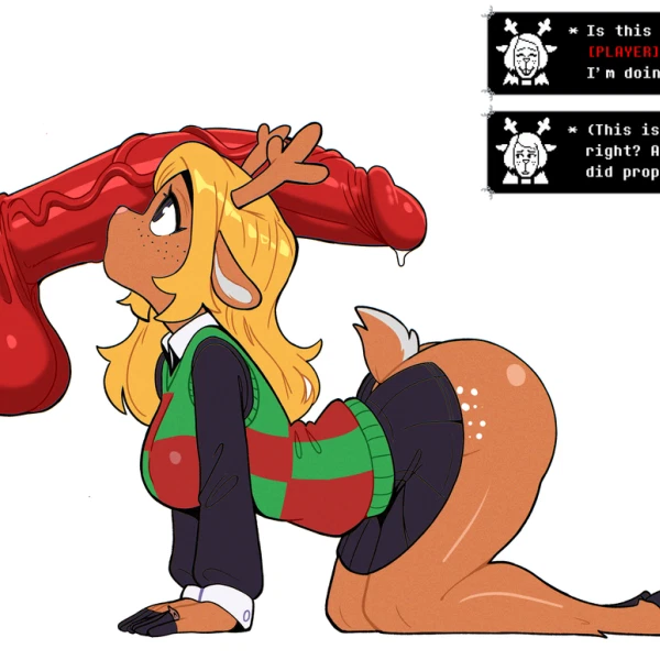Noelle Holiday (Deltarune, Undertale (Series)) Created By Somniscient