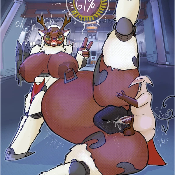 Orisa (Overwatch), Reindeer Orisa (Overwatch), Roi (Rockpankake) (Blizzard Entertainment, Overwatch) Created By Rockpankake
