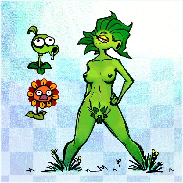 Peablaze (Leafpaw) (Electronic Arts, Plants Vs. Zombies) Created By Ffurgold