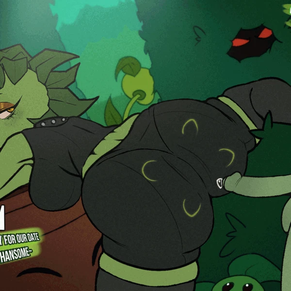Peablaze (Leafpaw) (Electronic Arts, Plants Vs. Zombies) Created By Kenbr Arts (Artist)