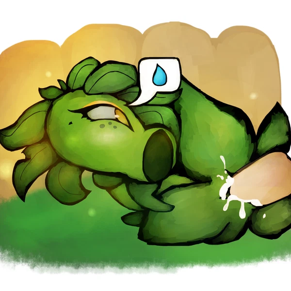 Peablaze (Leafpaw) (Electronic Arts, Plants Vs. Zombies) Created By Kobythekobold