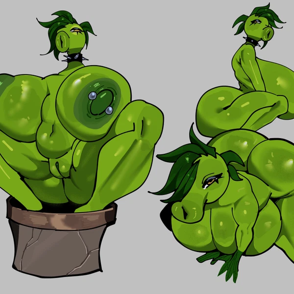 Peablaze (Leafpaw) (Electronic Arts, Plants Vs. Zombies) Created By Shinhyunxi