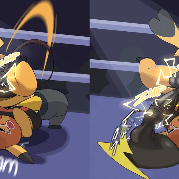 Pikachu Libre (Nintendo, Pokemon) Created By Gooneet