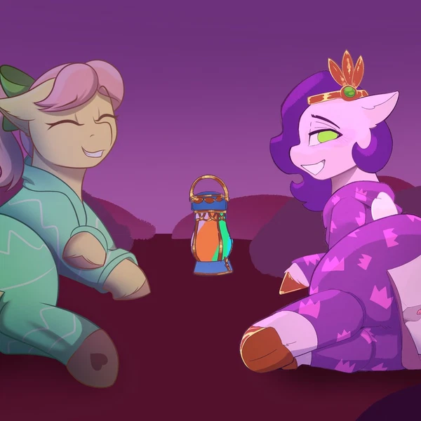 Pipp Petals (Mlp), Posey Bloom (Mlp) (Hasbro, Mlp G5) Created By Luanbang, Maxi Ponie