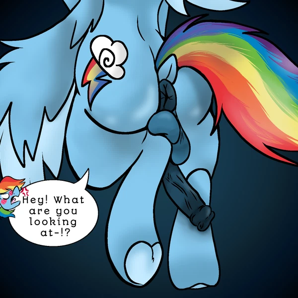Rainbow Dash (Mlp) (Friendship Is Magic, Hasbro) Created By Afluffingriot