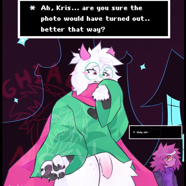 Ralsei, Susie (Deltarune) (Deltarune, Undertale (Series)) Created By Ghiadiz