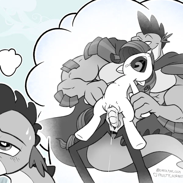 Rarity (Mlp), Spike (Mlp) (Friendship Is Magic, Hasbro) Created By Earth Pony Colds