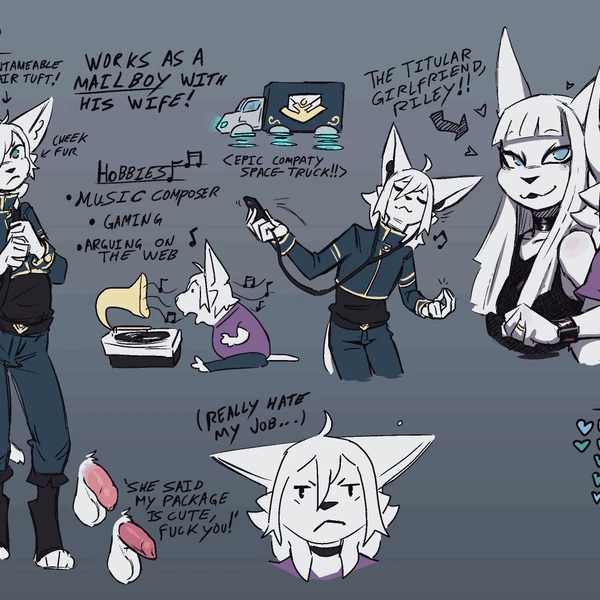 Riley (Luckylily4), Xavier (Vonepitaph) Created By Vonepitaph