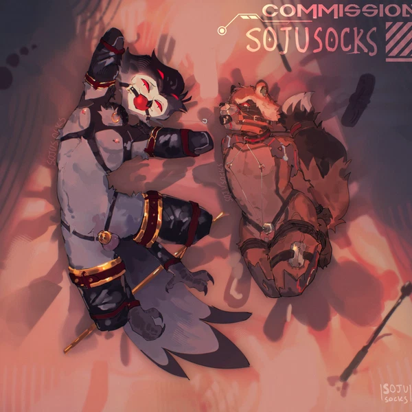 Rocket Raccoon, Stolas (Helluva Boss) (Guardians Of The Galaxy, Hellaverse) Created By Sojusocks