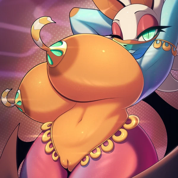 Rouge The Bat (Sega, Sonic The Hedgehog (Series)) Created By R-Mk