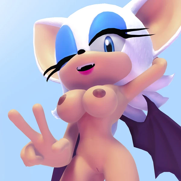 Rouge The Bat (Sega, Sonic The Hedgehog (Series)) Created By Rarequinez