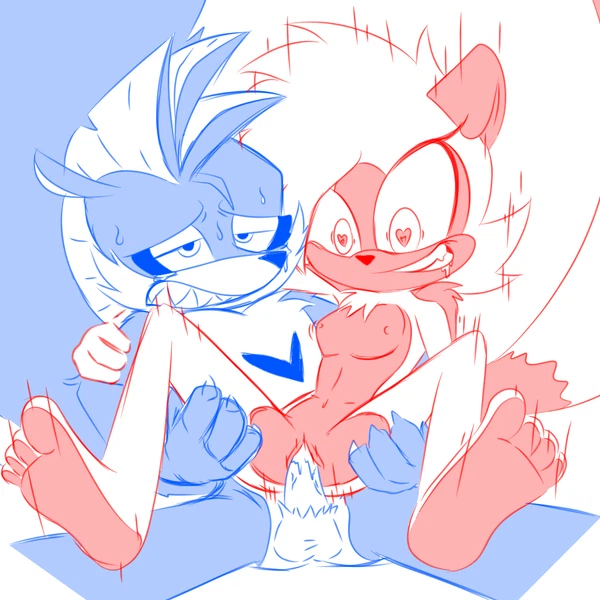 Rough The Skunk, Tangle The Lemur (Idw Publishing, Sega) Created By Ruckuss